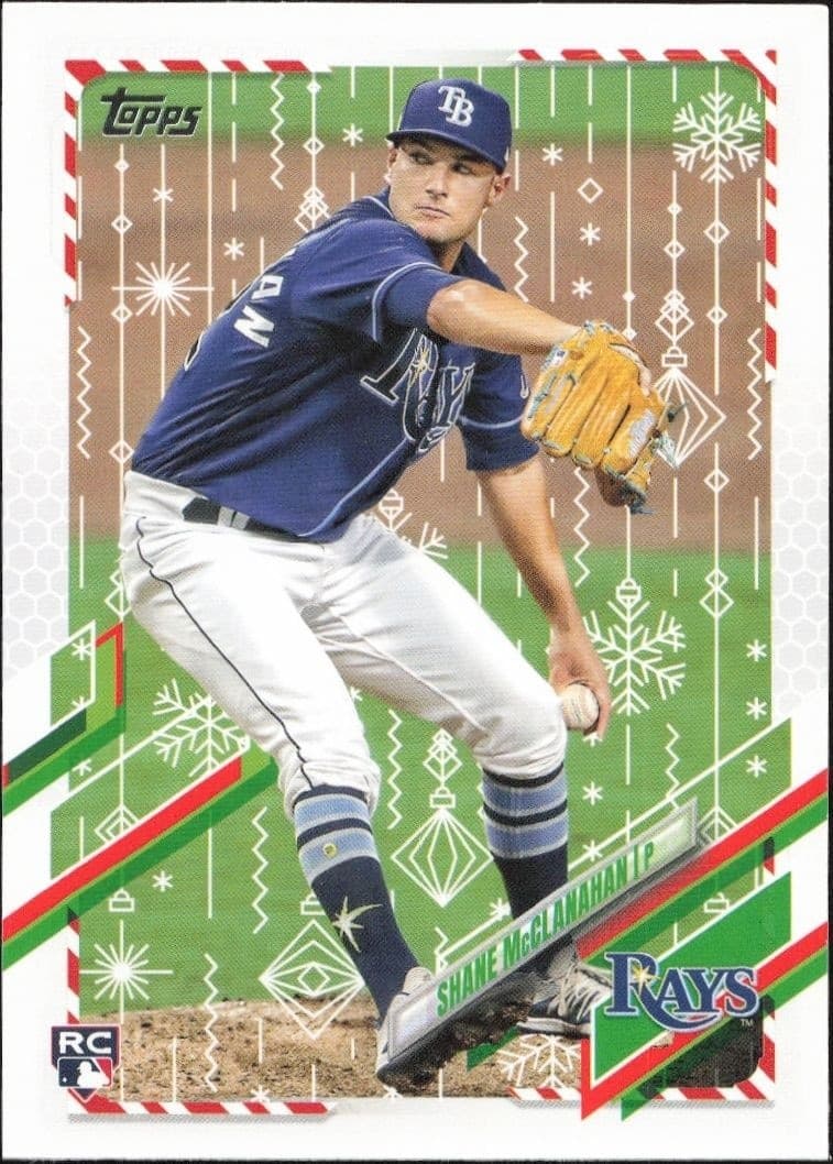 2021 Topps Holiday Shane McClanahan #HW165 trading card