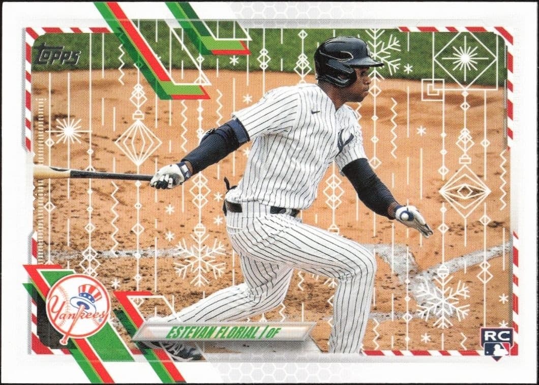 2021 Topps Holiday Estevan Florial #HW181 trading card