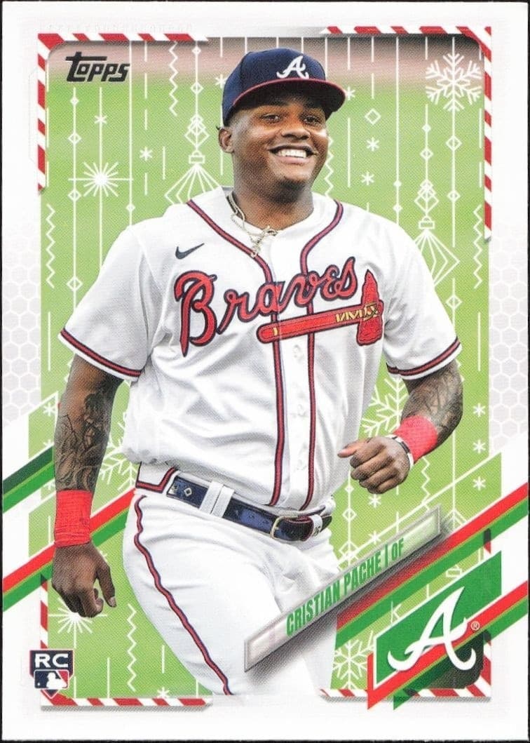 2021 Topps Holiday Cristian Pache #HW20 trading card