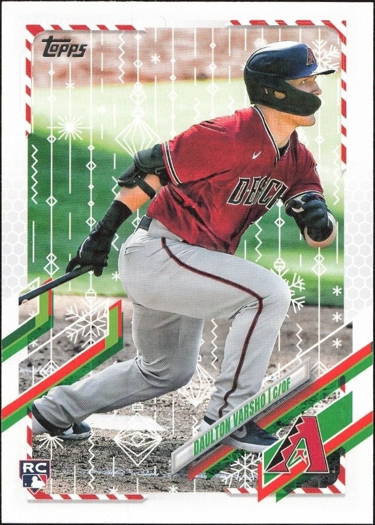 2021 Topps Holiday Daulton Varsho #HW136 trading card