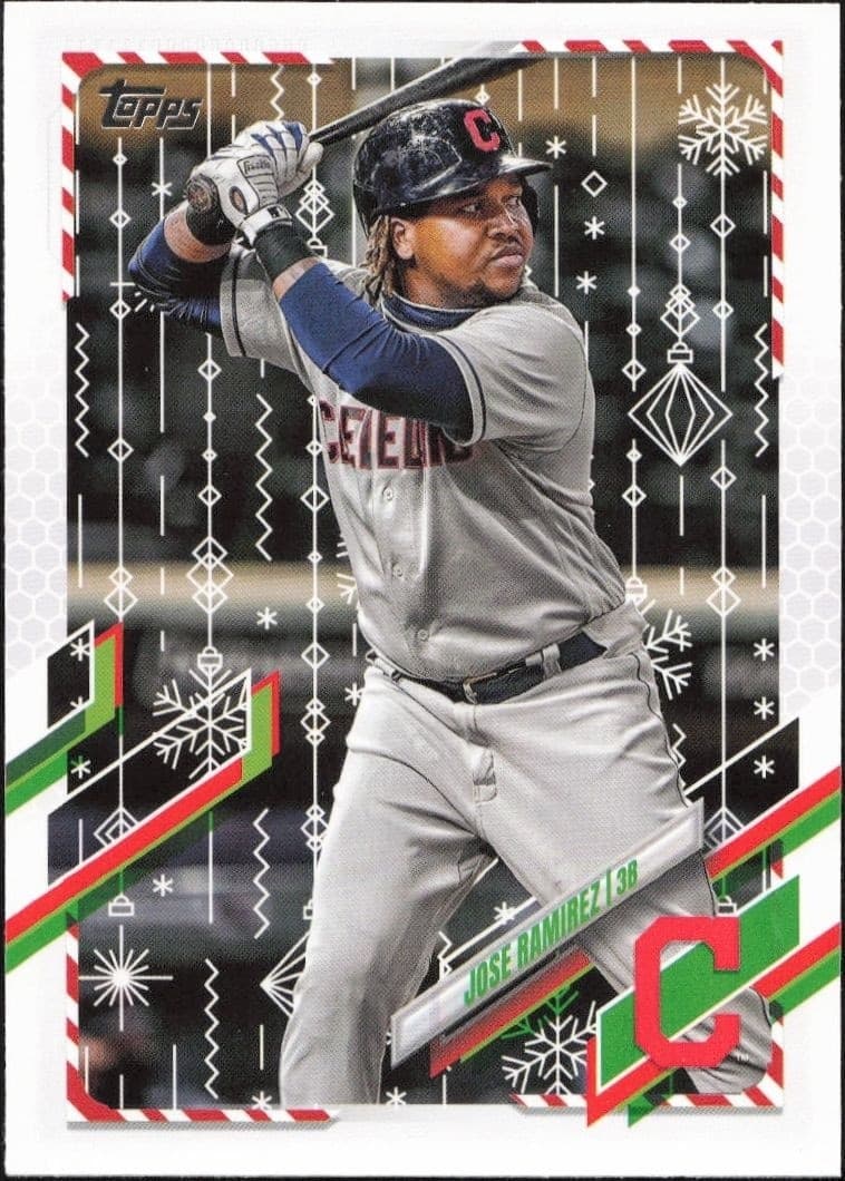 2021 Topps Holiday Jose Ramirez #HW205 trading card