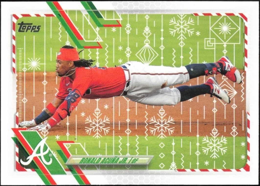 2021 Topps Holiday Ronald Acuña Jr. #HW200 trading card