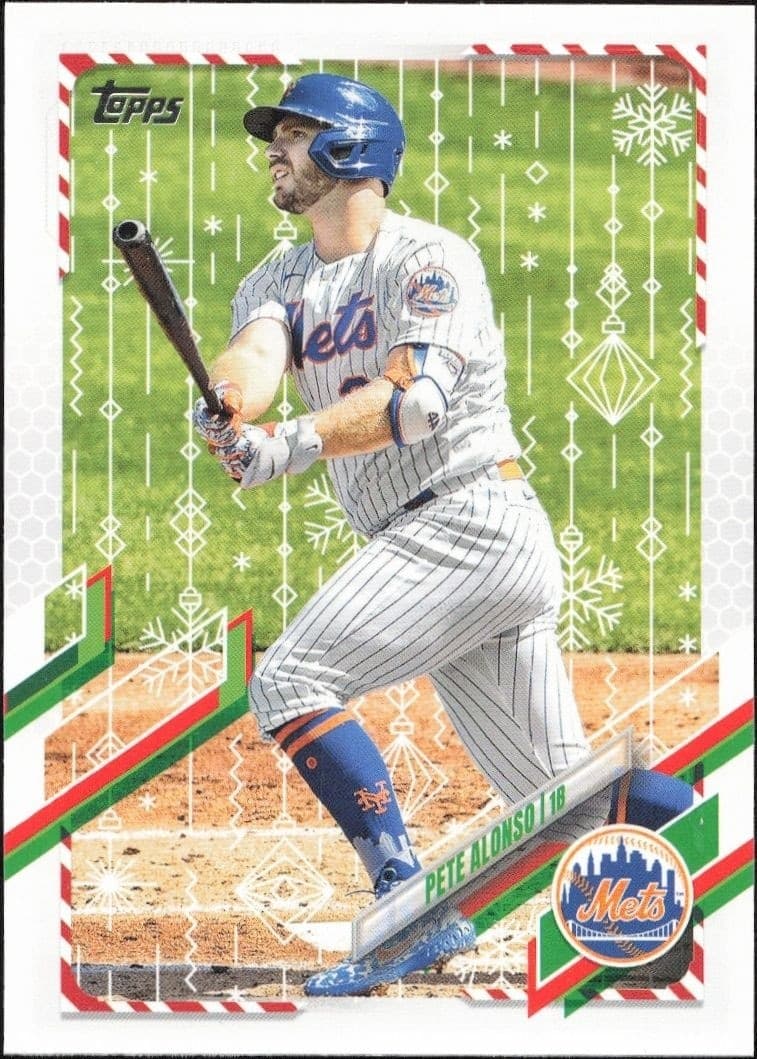 2021 Topps Holiday Pete Alonso #HW115 trading card