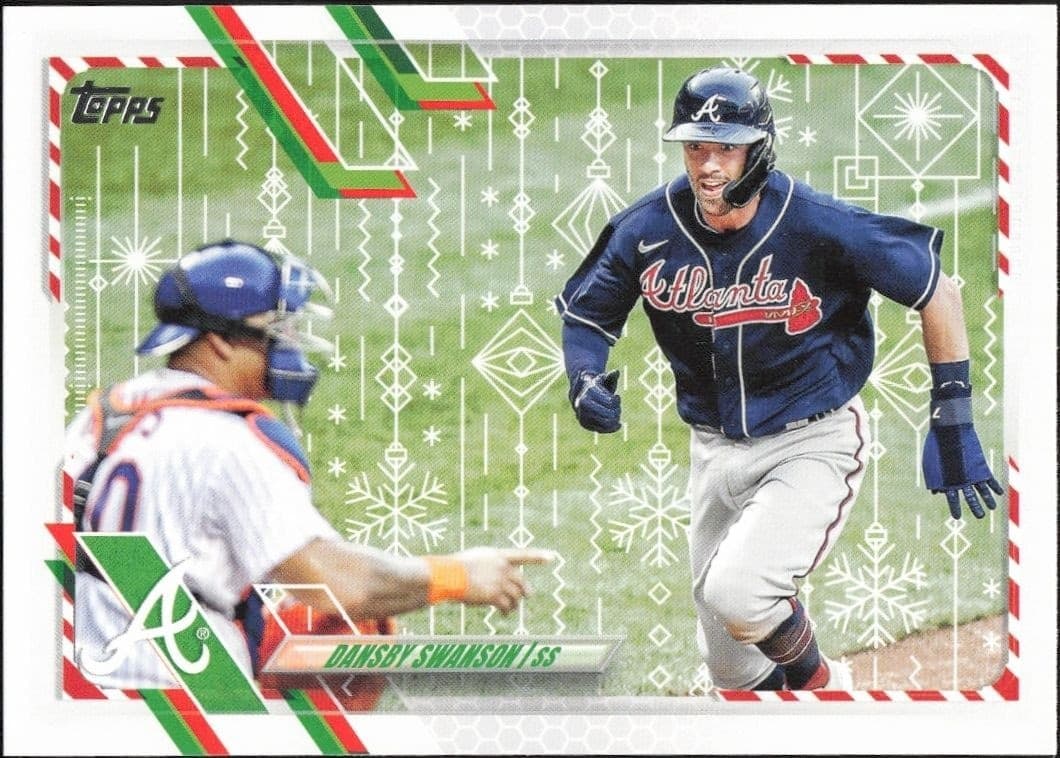 2021 Topps Holiday Dansby Swanson #HW178 trading card