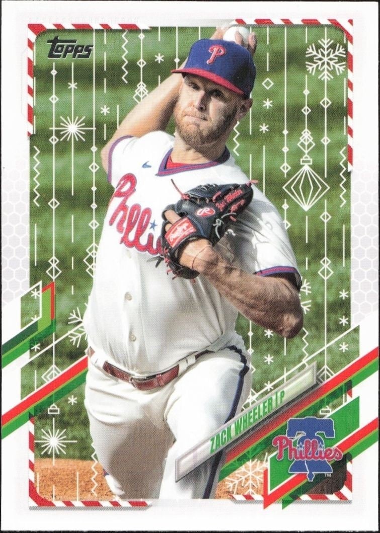 2021 Topps Holiday Zack Wheeler #HW161 trading card