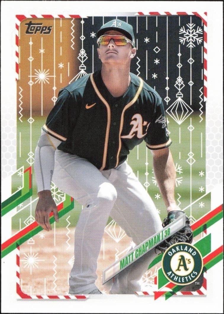 2021 Topps Holiday Matt Chapman #HW113 trading card