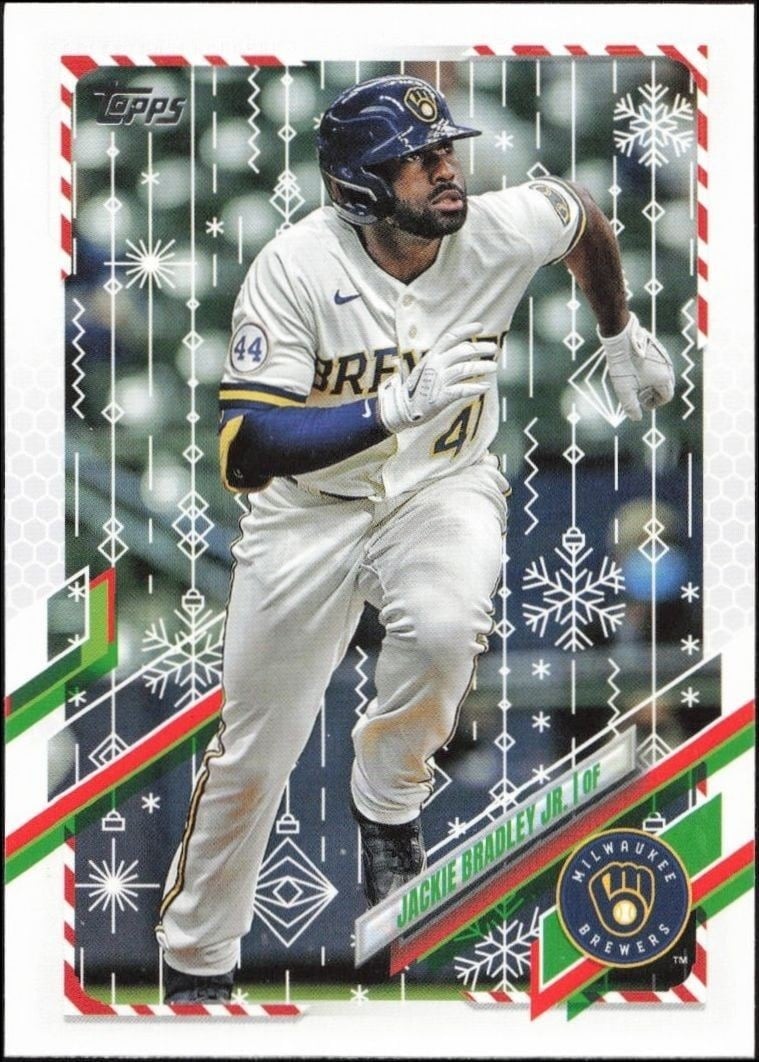 2021 Topps Holiday Jackie Bradley Jr. #HW139 trading card