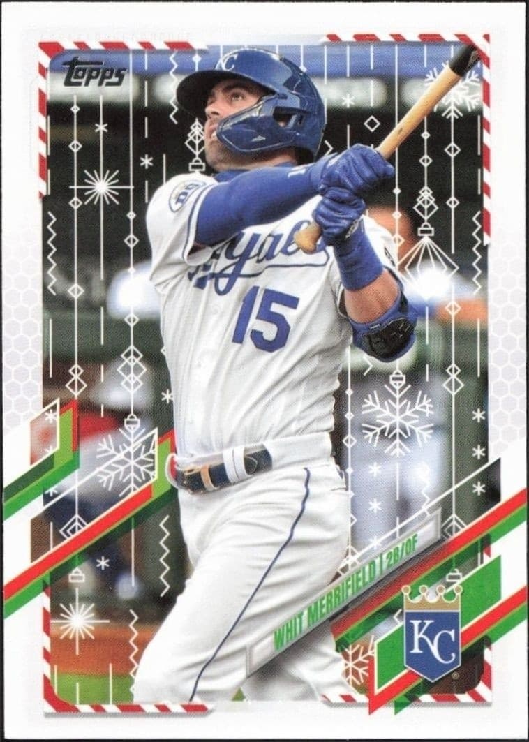 2021 Topps Holiday Whit Merrifield #HW97 trading card