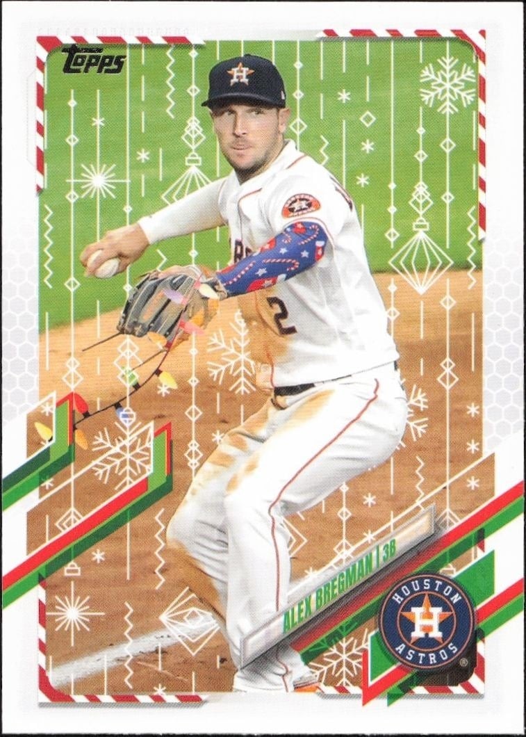 Alex Bregman 2021 Topps #HW195 Baseball Trading Card - Front 2021 Topps Alex Bregman #HW195 baseball trading card front