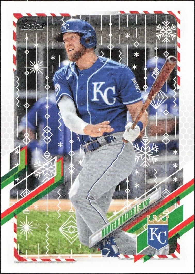 2021 Topps Holiday Hunter Dozier #HW121 trading card