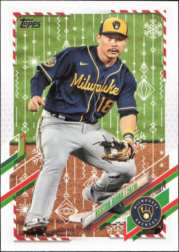 2021 Topps Holiday Keston Hiura #HW21 trading card