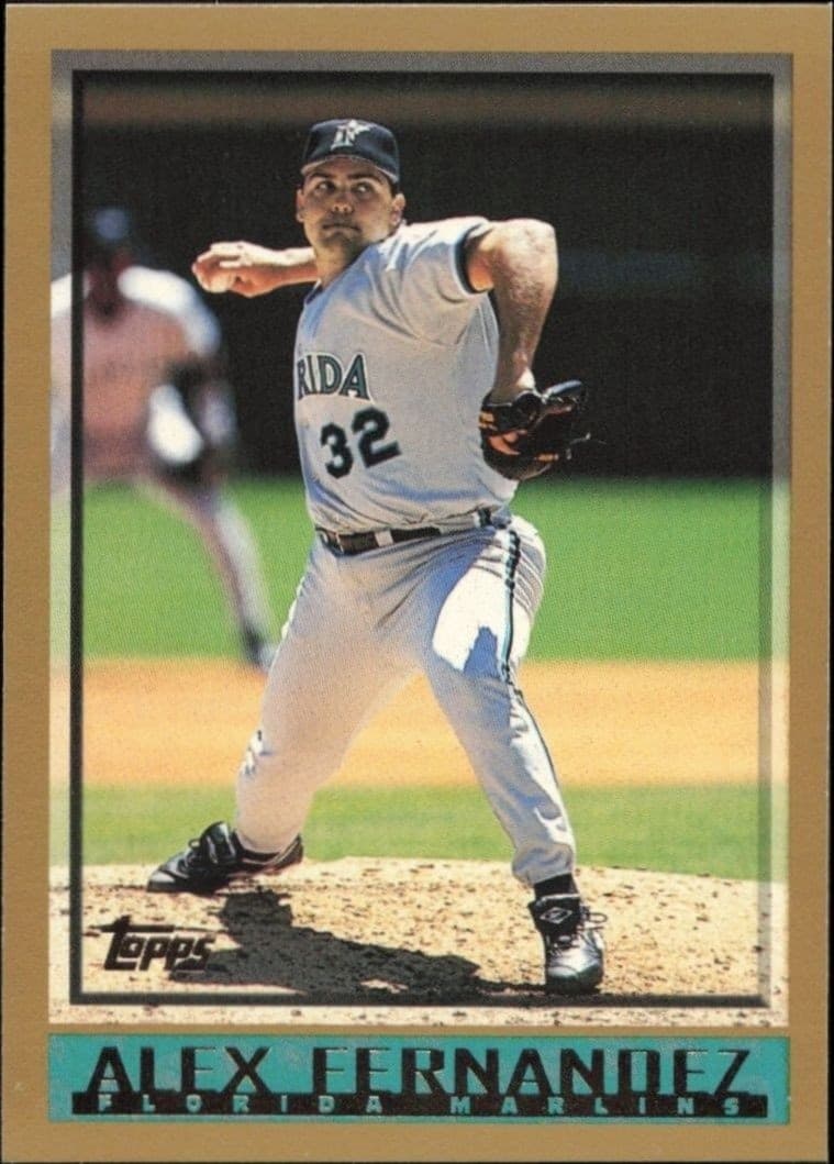 1998 Topps Alex Fernandez #149 trading card