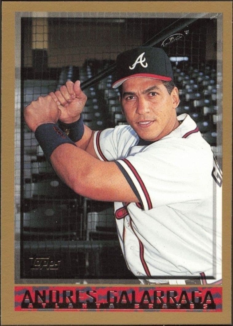 1998 Topps Andres Galarraga #295 trading card