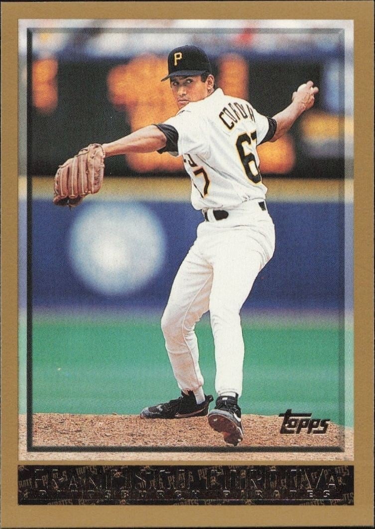 Francisco Cordova 1998 Topps #11 Baseball Trading Card - Front 1998 Topps Francisco Cordova #11 baseball trading card front