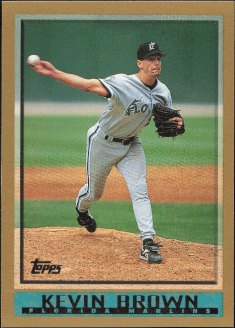 1998 Topps Kevin Brown #6 trading card