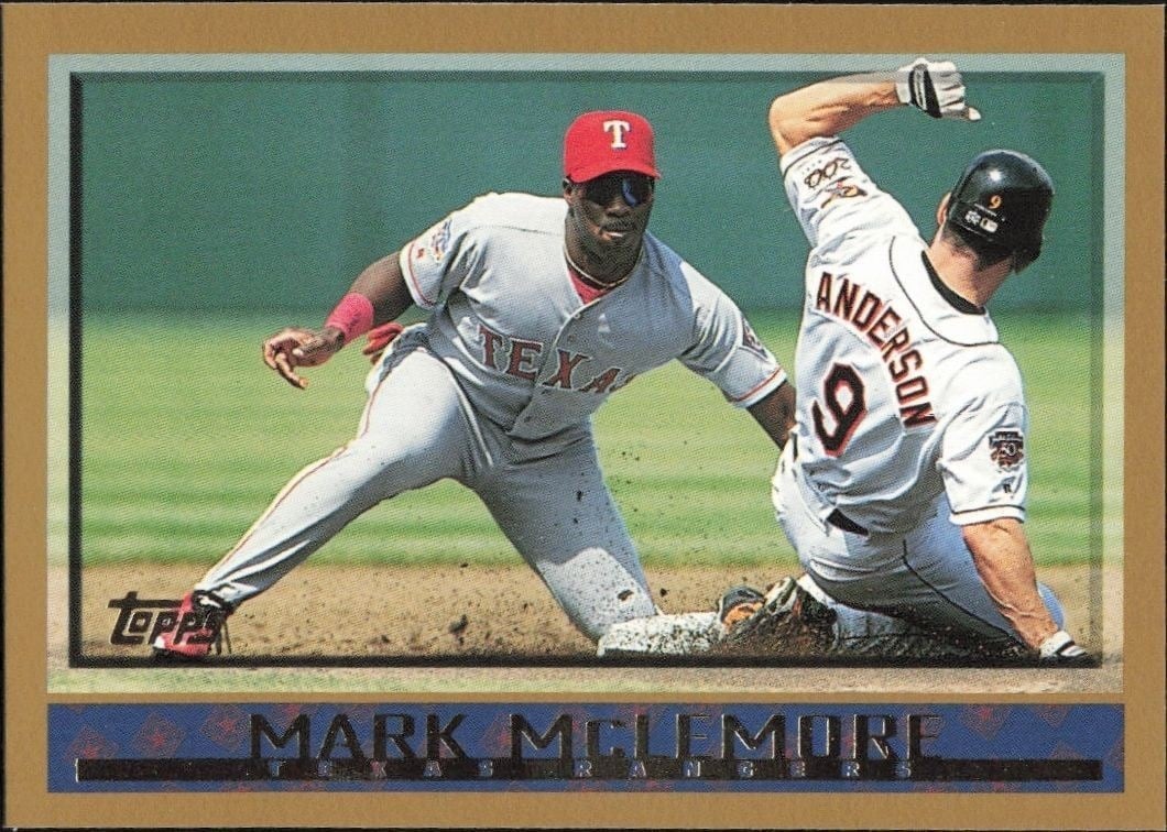 Mark McLemore 1998 Topps #71 Baseball Trading Card - Front 1998 Topps Mark McLemore #71 baseball trading card front