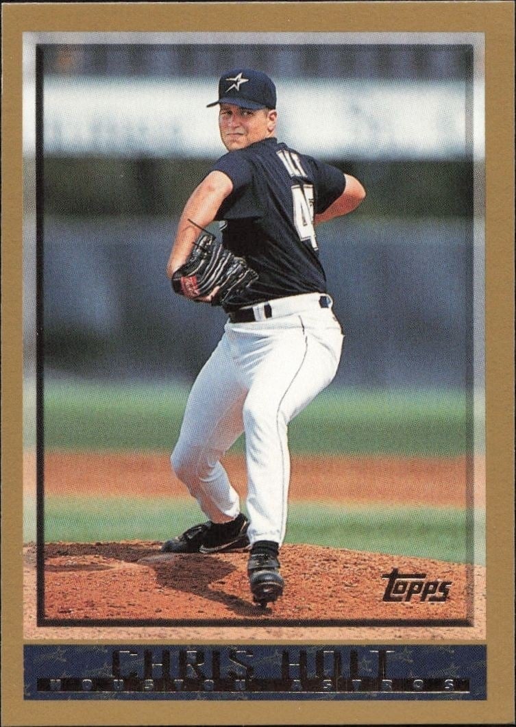 Chris Holt 1998 Topps #373 Baseball Trading Card - Front 1998 Topps Chris Holt #373 baseball trading card front
