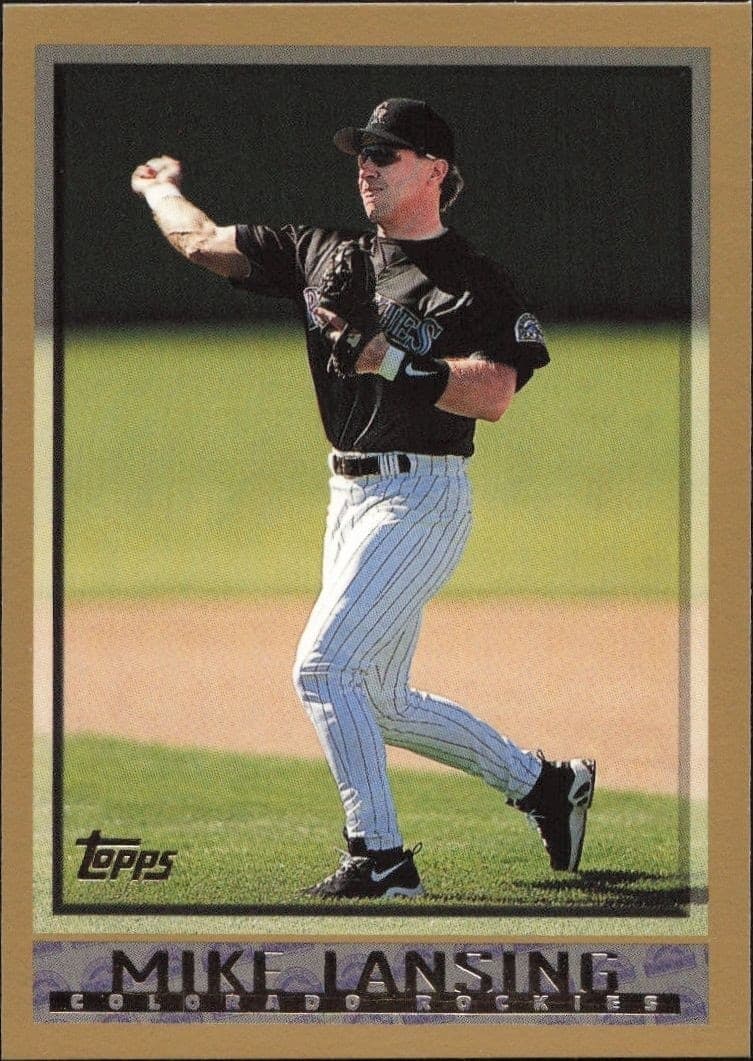1998 Topps Mike Lansing #459 trading card