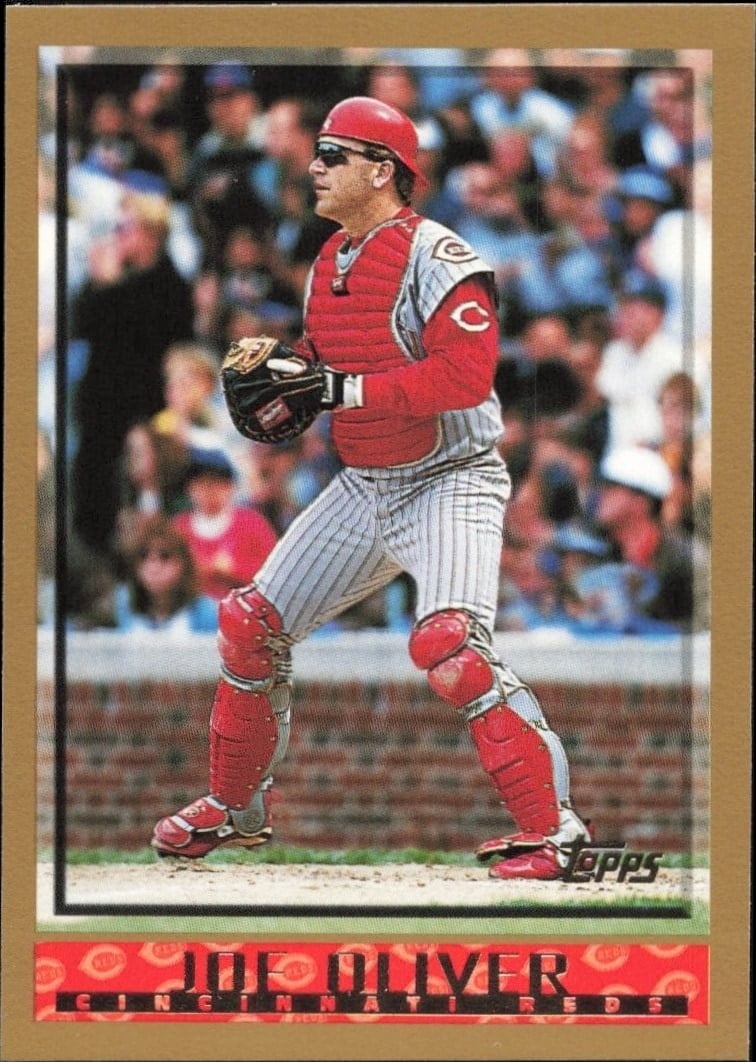 Joe Oliver 1998 Topps #194 Baseball Trading Card - Front 1998 Topps Joe Oliver #194 baseball trading card front