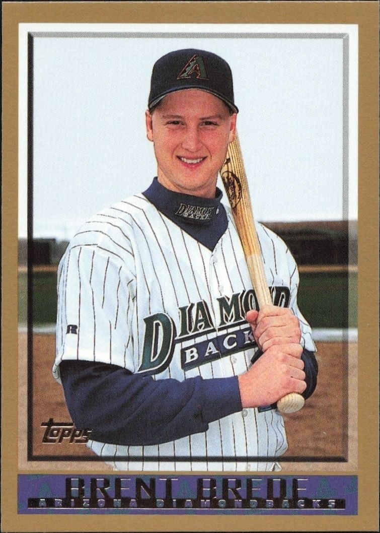 Brent Brede 1998 Topps #471 Baseball Trading Card - Front 1998 Topps Brent Brede #471 baseball trading card front