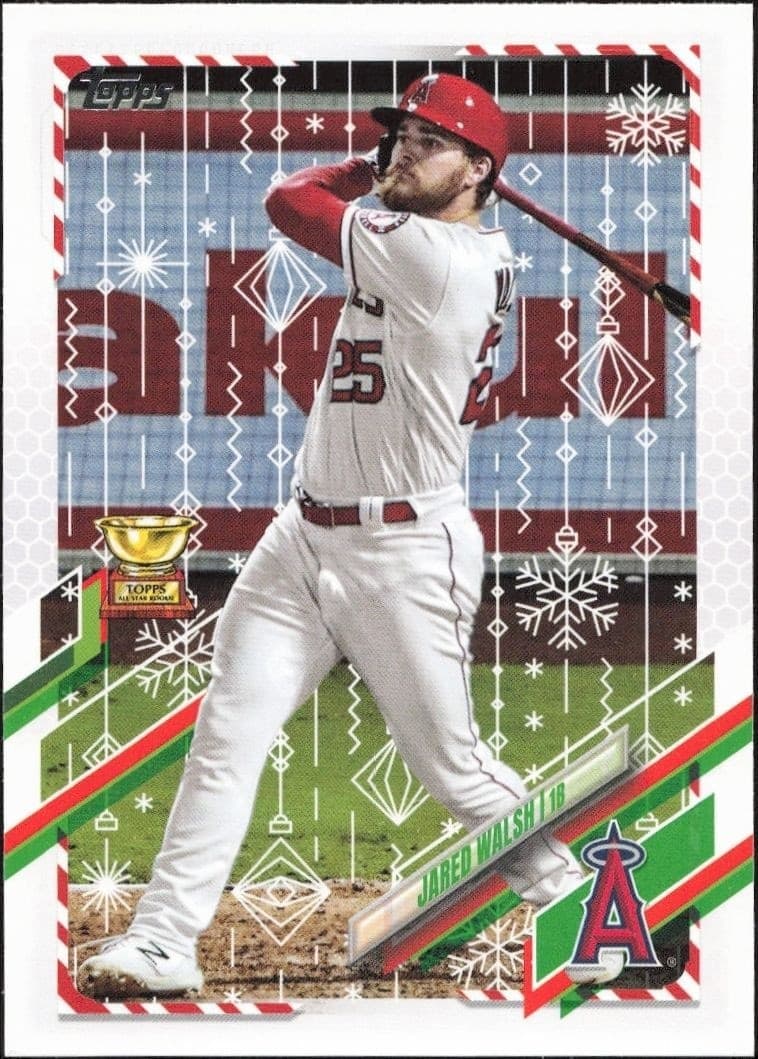 2021 Topps Holiday Jared Walsh #HW107 trading card