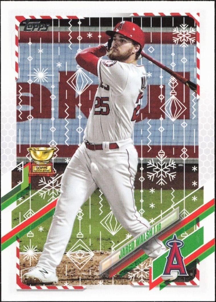 2021 Topps Holiday Jared Walsh #HW107 trading card