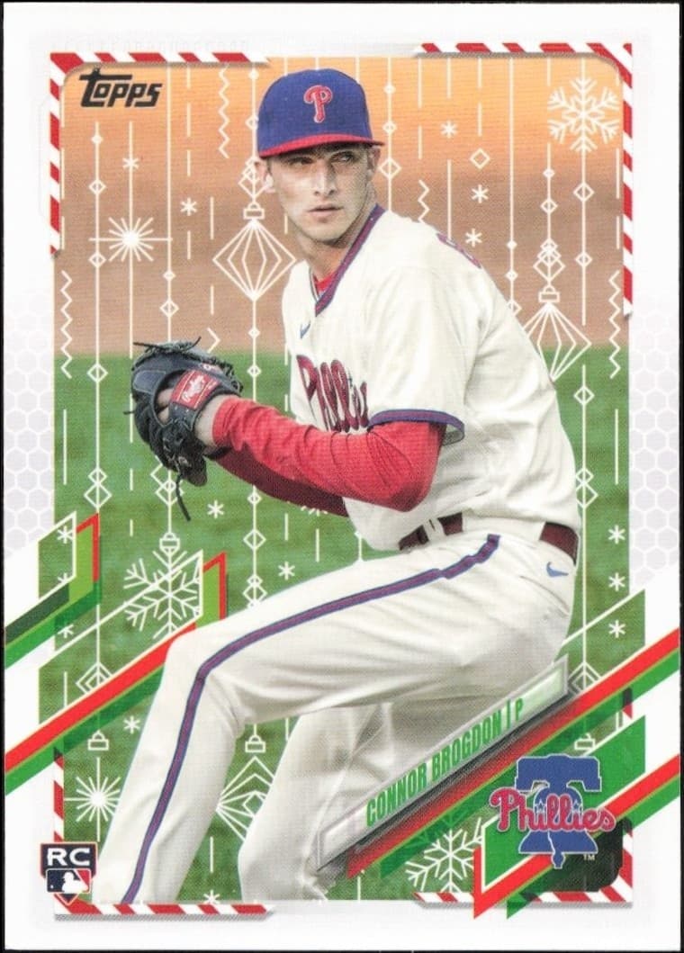 2021 Topps Holiday Connor Brogdon #HW169 trading card