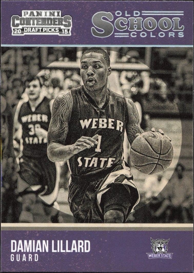 2015-16 Panini Contenders Draft Picks Damian Lillard #6 trading card