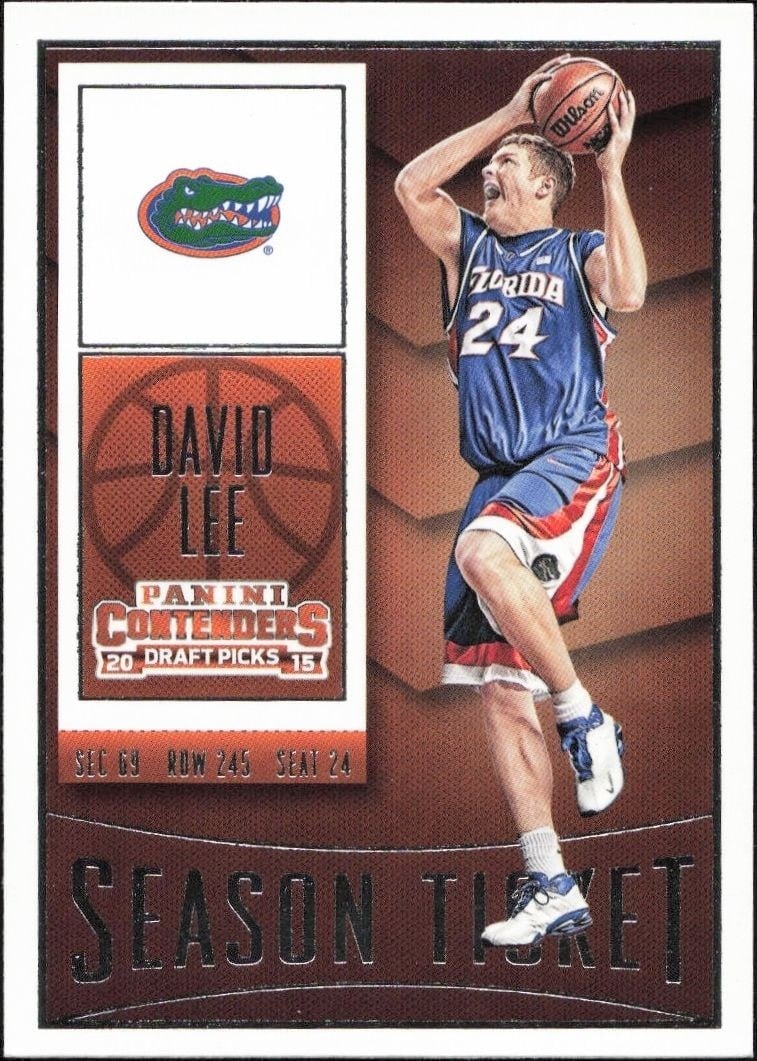 2015-16 Panini Contenders Draft Picks David Lee #22 trading card