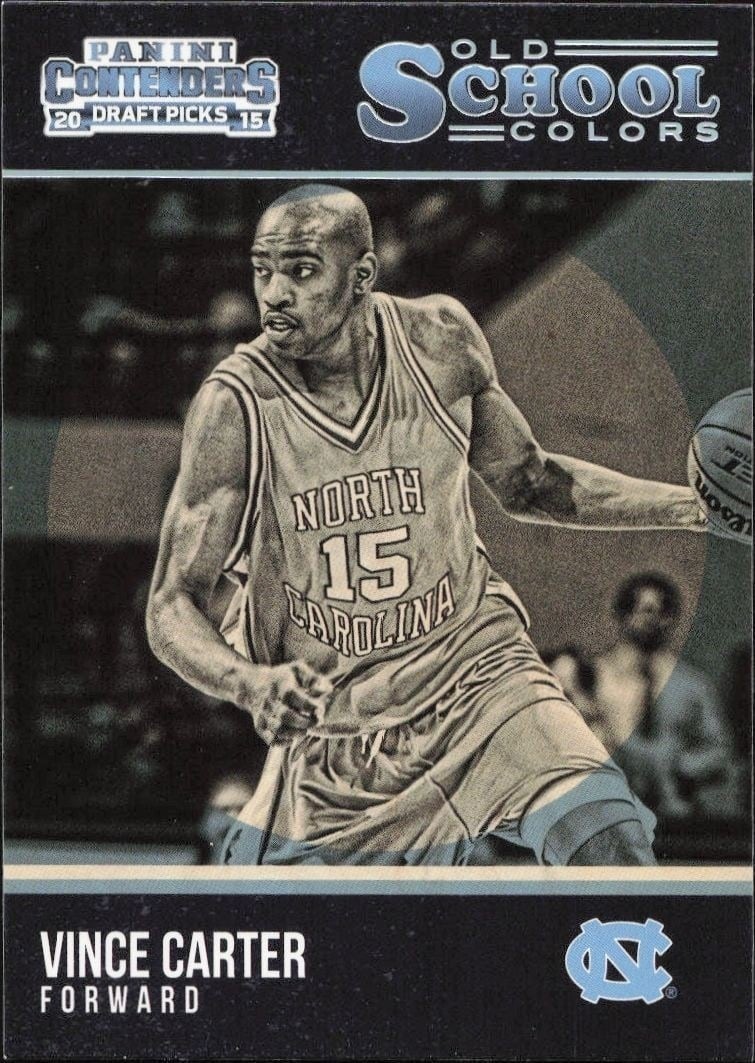 2015-16 Panini Contenders Draft Picks Vince Carter #42 trading card