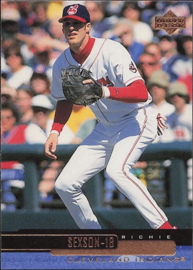 Richie Sexson 2000 Upper Deck #99 Baseball Trading Card - Front 2000 Upper Deck Richie Sexson #99 baseball trading card front