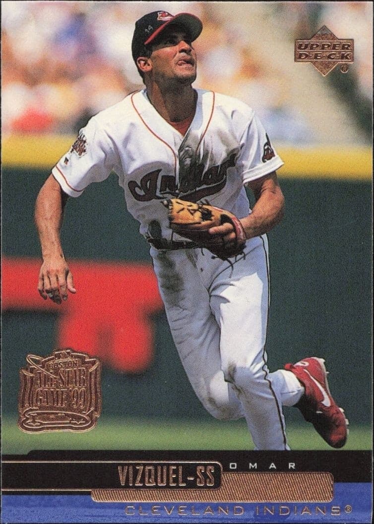2000 Upper-Deck Omar Vizquel #92 trading card