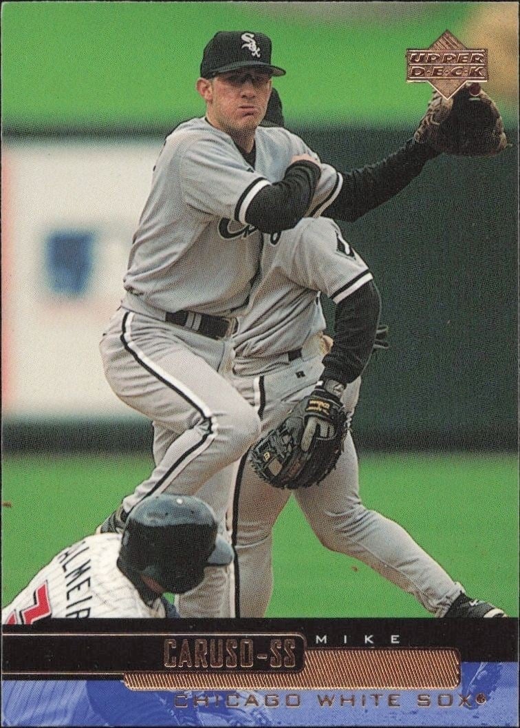 Mike Caruso 2000 Upper Deck #82 Baseball Trading Card - Front 2000 Upper Deck Mike Caruso #82 baseball trading card front