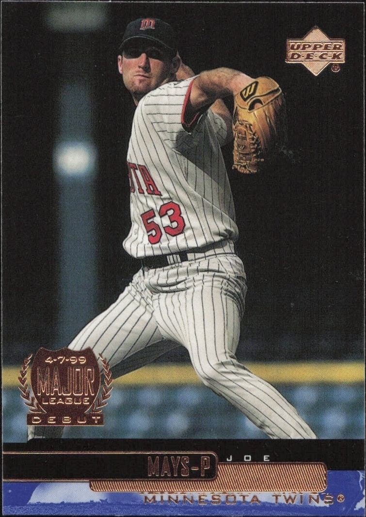 2000 Upper-Deck Joe Mays #97 trading card