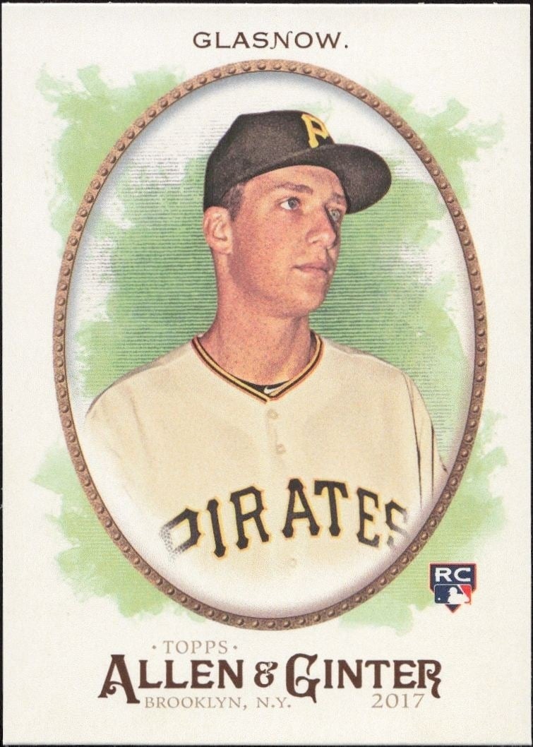 Tyler Glasnow 2017 Topps Allen & Ginter #128 Baseball Trading Card - Front 2017 Topps Allen & Ginter Tyler Glasnow #128 baseball trading card front