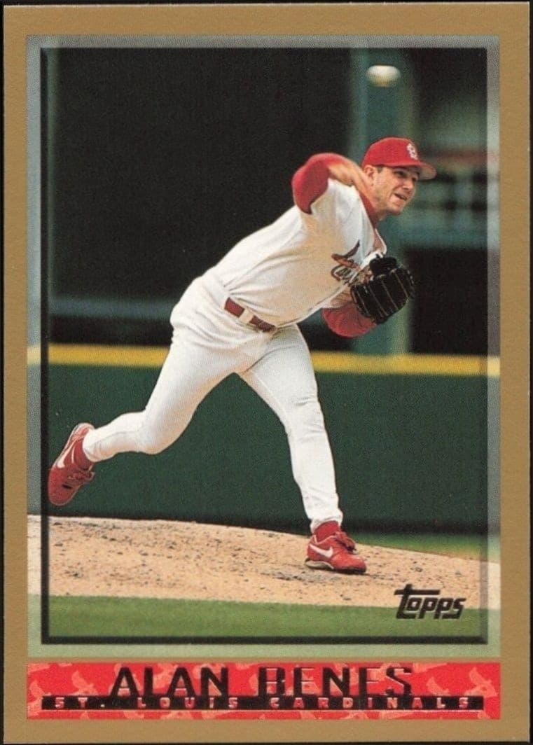1998 Topps Alan Benes #387 trading card