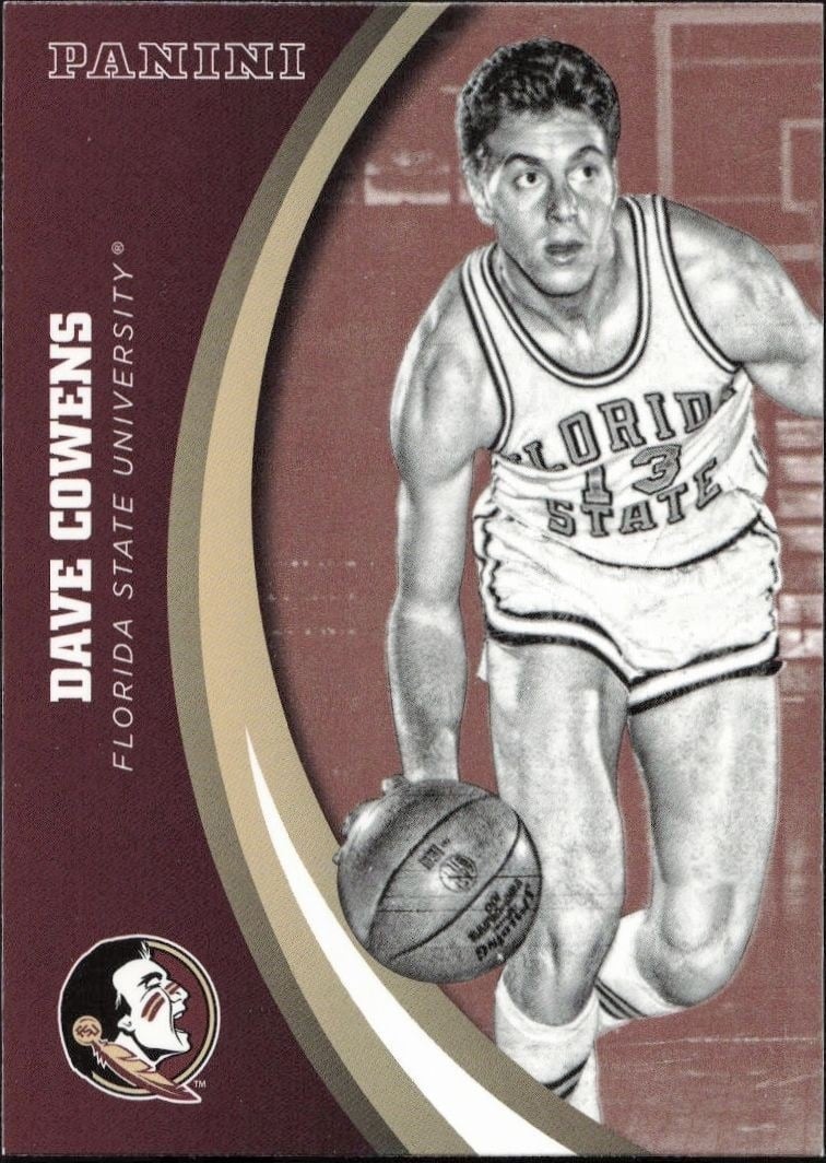Dave Cowens 2015-16 Panini Florida State Seminoles #42 Basketball Trading Card - Front 2015-16 Panini Florida State Seminoles Dave Cowens #42 basketball trading card front