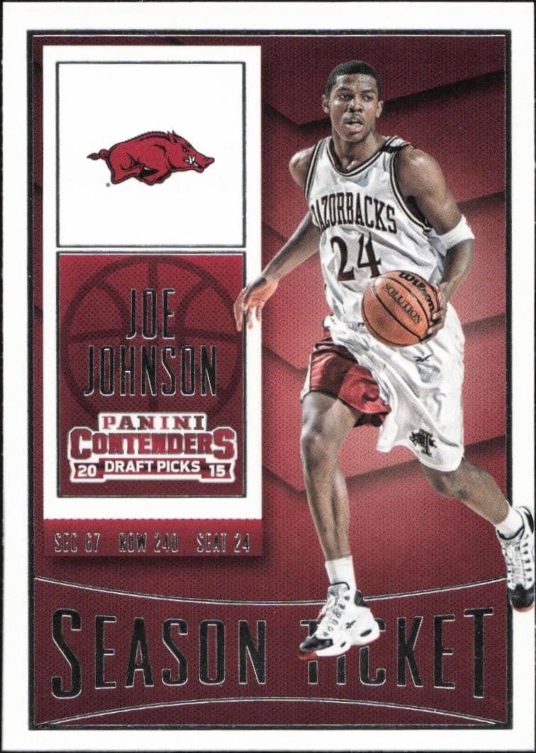 2015-16 Panini Contenders Draft Picks Joe Johnson #47 trading card