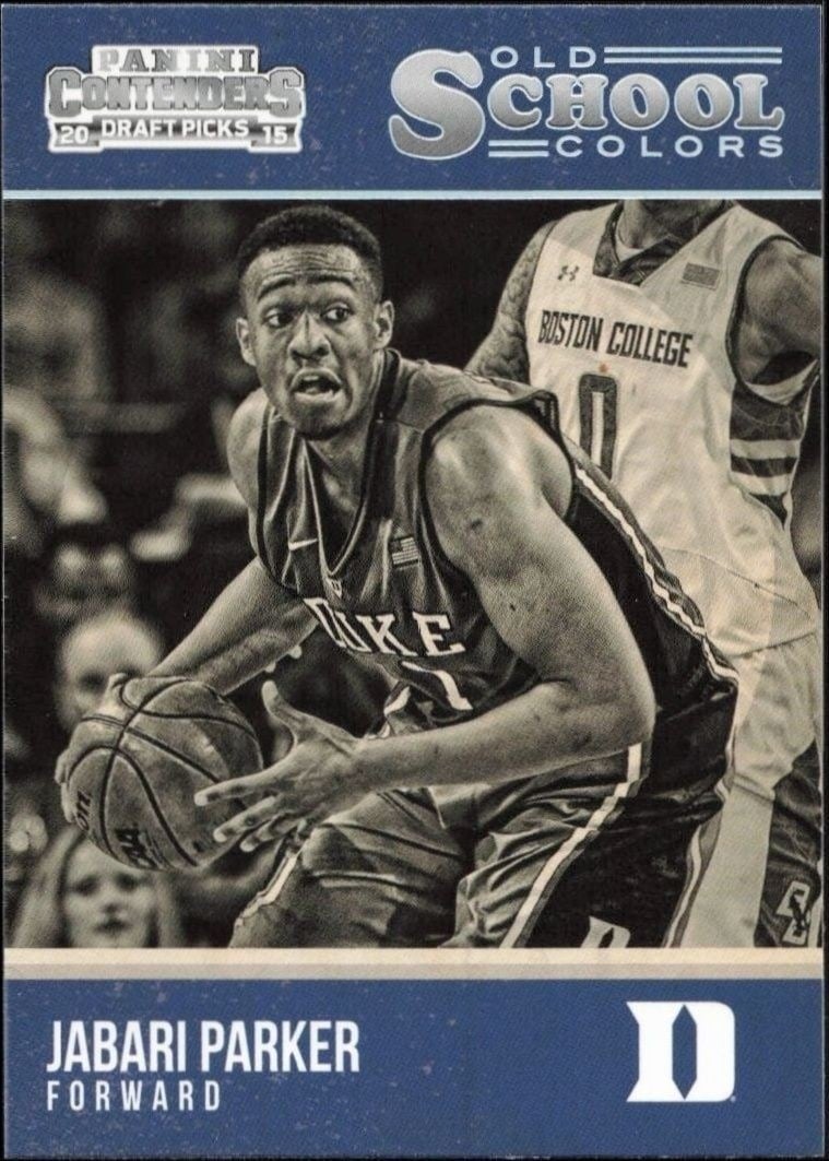 Jabari Parker 2015-16 Panini Contenders Draft Picks #12 Basketball Trading Card - Front 2015-16 Panini Contenders Draft Picks Jabari Parker #12 basketball trading card front
