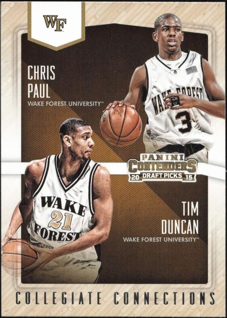 Chris Paul 2015-16 Panini Contenders Draft Picks #24 Basketball Trading Card - Front 2015-16 Panini Contenders Draft Picks Chris Paul #24 basketball trading card front