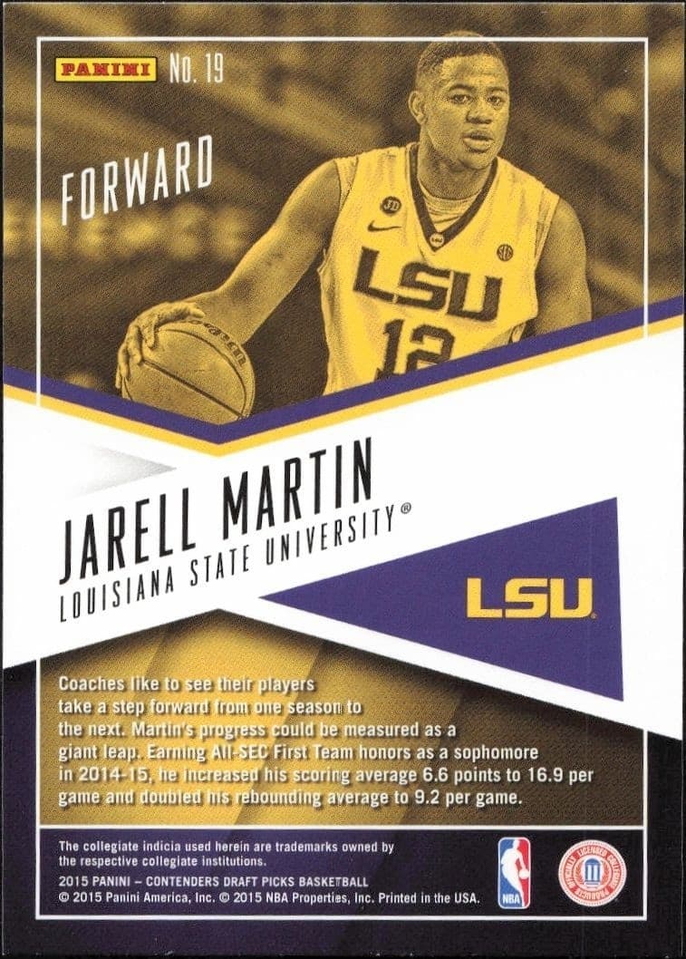 Jarell Martin - Back