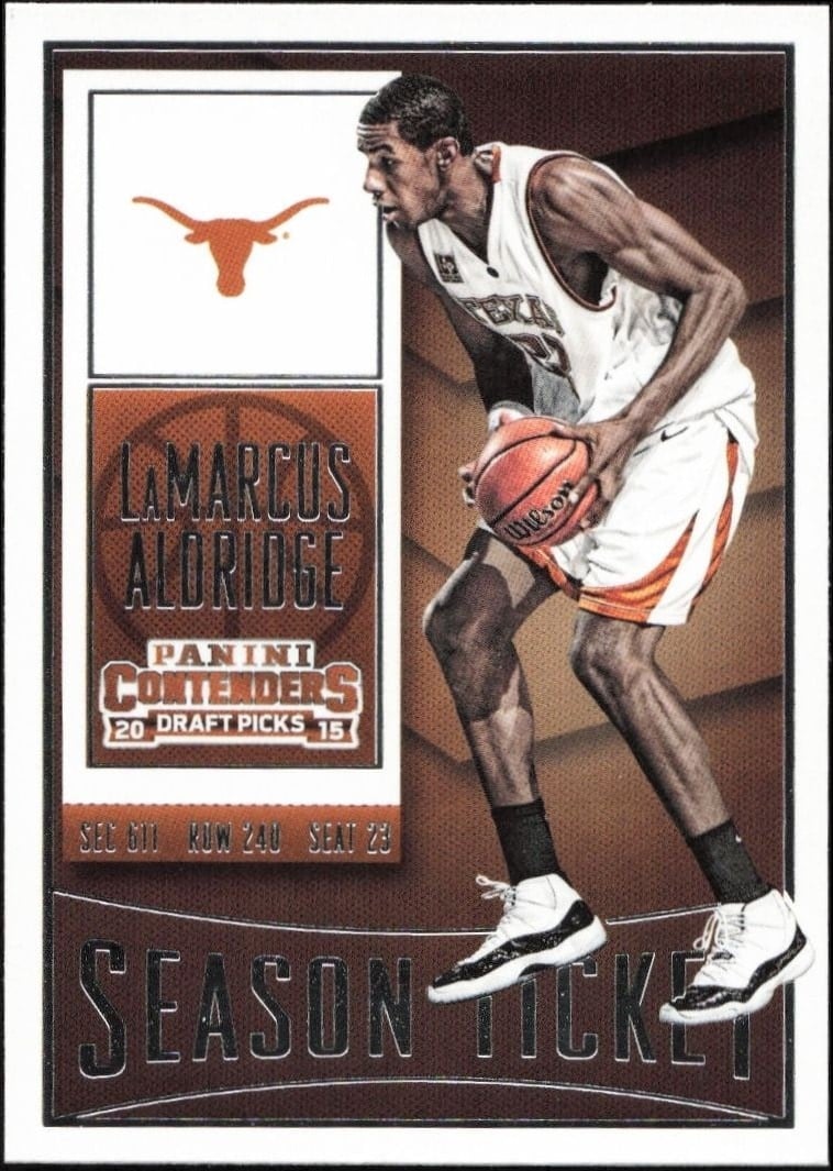 2015-16 Panini Contenders Draft Picks LaMarcus Aldridge #64 trading card