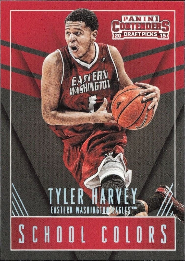 2015-16 Panini Contenders Draft Picks Tyler Harvey #47 trading card