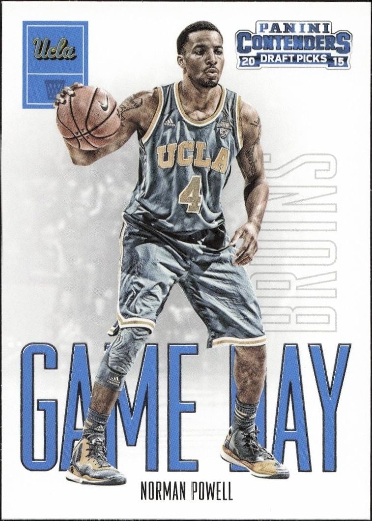 Norman Powell 2015-16 Panini Contenders Draft Picks #30 Basketball Trading Card - Front 2015-16 Panini Contenders Draft Picks Norman Powell #30 basketball trading card front