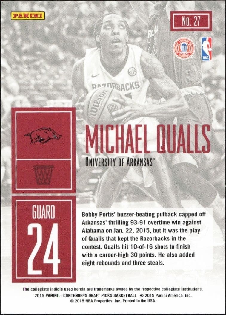 Michael Qualls - Back