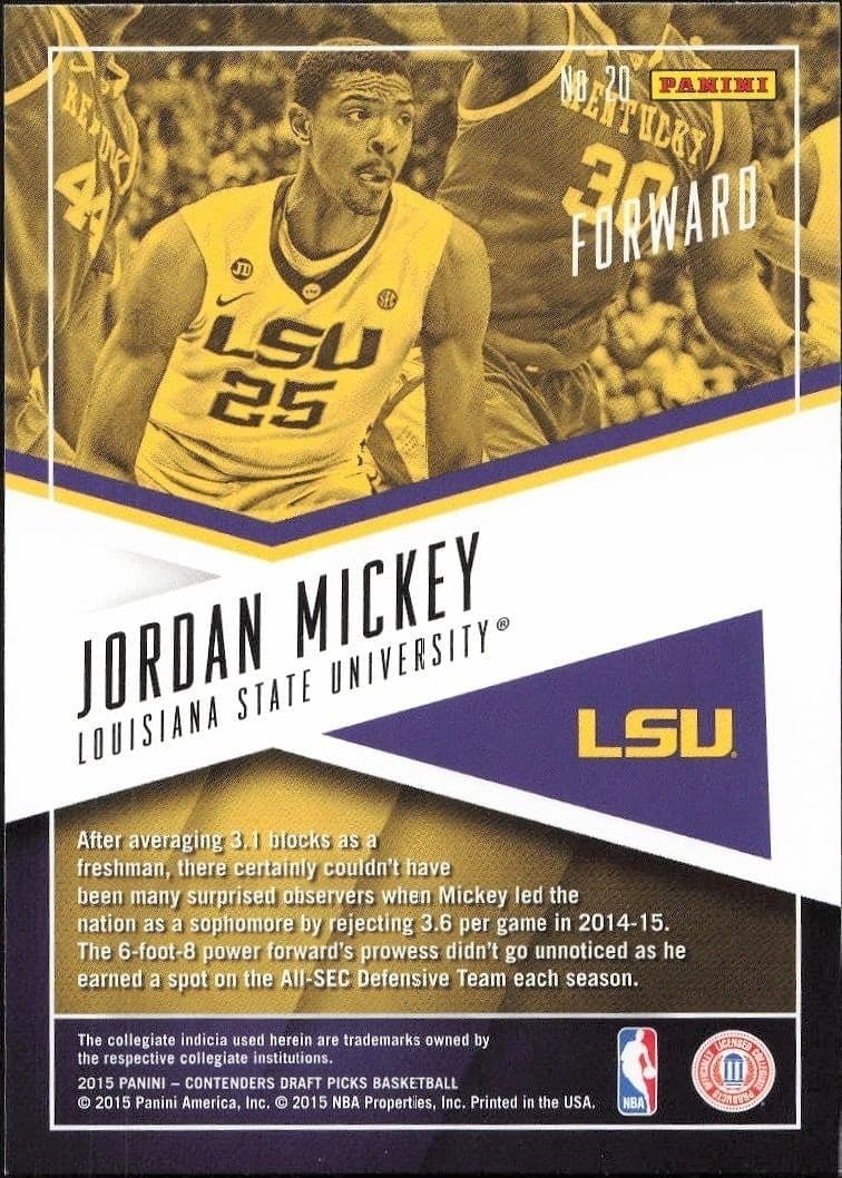 Jordan Mickey - Back