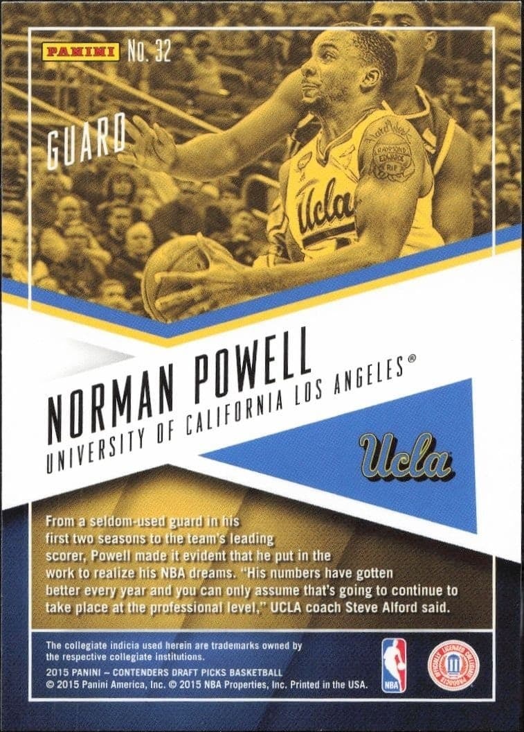 Norman Powell - Back