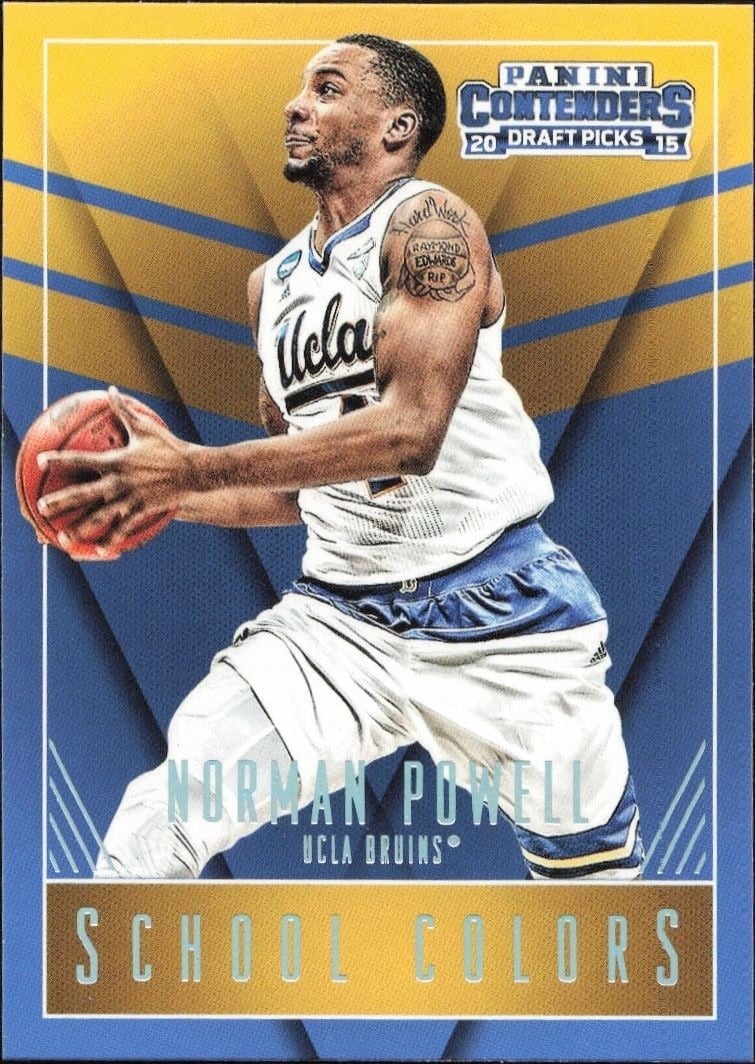 Norman Powell 2015-16 Panini Contenders Draft Picks #32 Basketball Trading Card - Front 2015-16 Panini Contenders Draft Picks Norman Powell #32 basketball trading card front