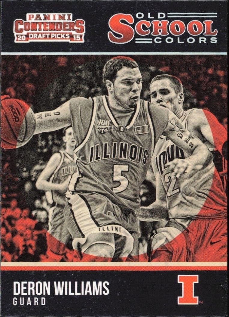 Deron Williams 2015-16 Panini Contenders Draft Picks #44 Basketball Trading Card - Front 2015-16 Panini Contenders Draft Picks Deron Williams #44 basketball trading card front