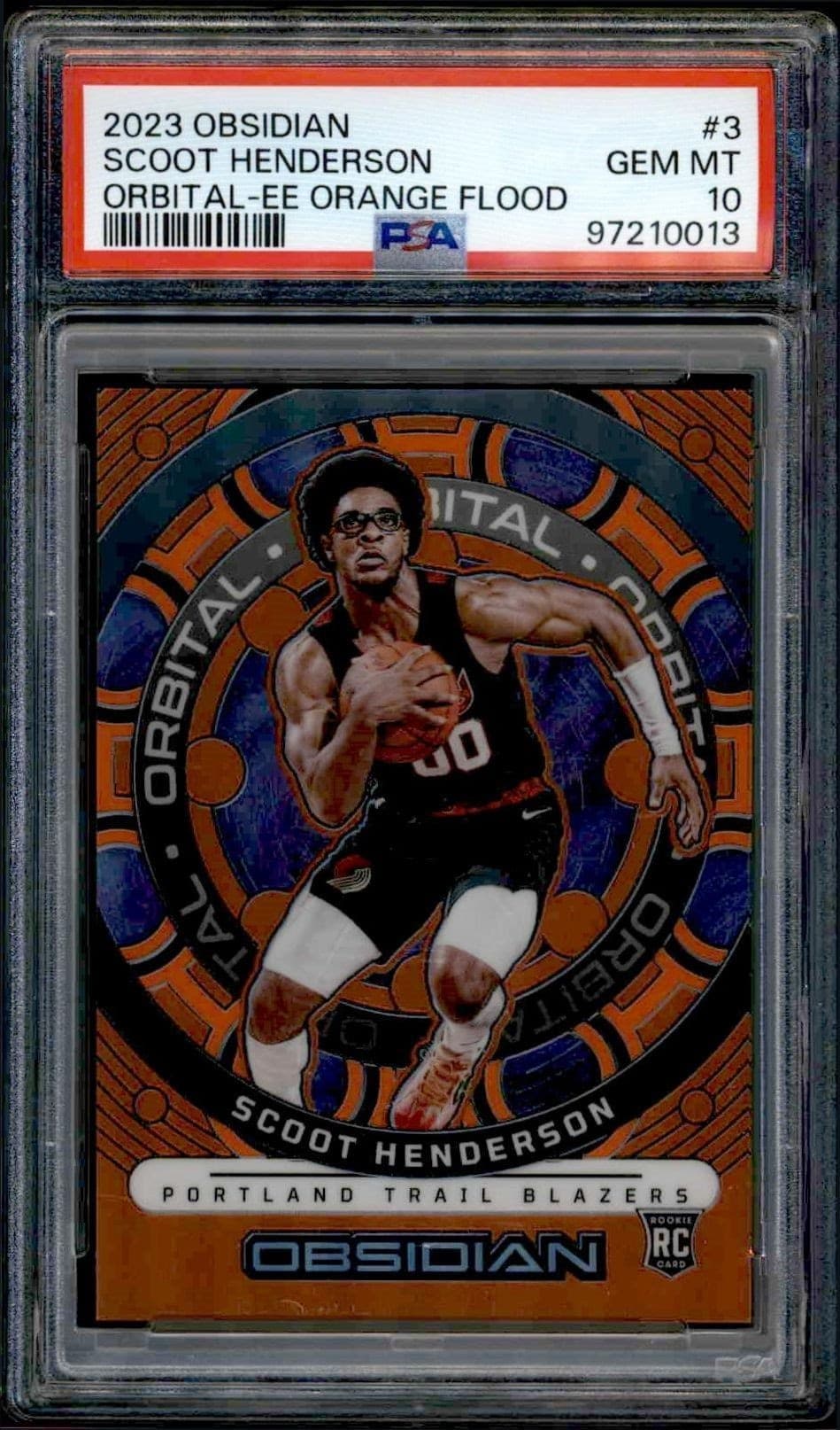 2023-24 Panini Obsidian Scoot Henderson #3 trading card